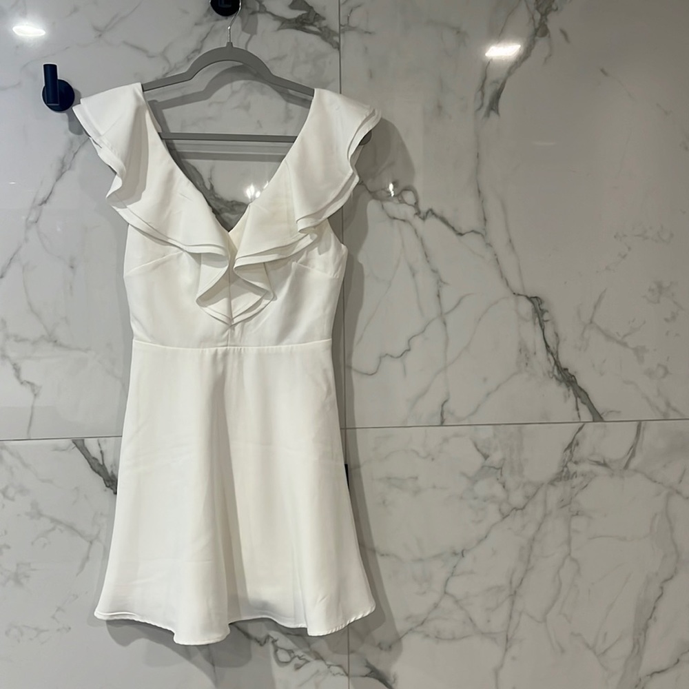 Small Lulus white dress (slip inside so it’s not see through) never worn